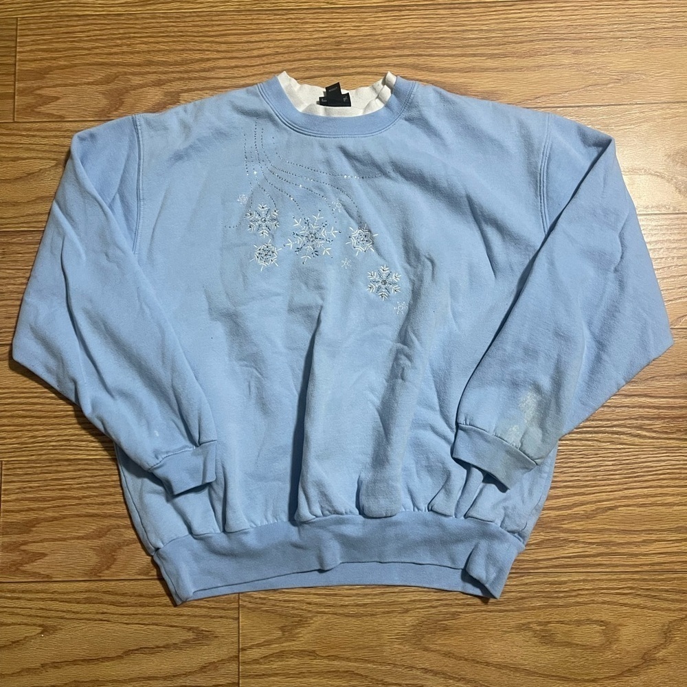 Vintage Snowflake Sweater 2X